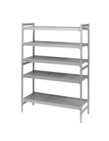 FERMOD Rayonnage modulaire en polymère 6611 Fermostock Longueur 1077 mm- 5 niveaux-profondeur 460 mm - 3617800109894_0