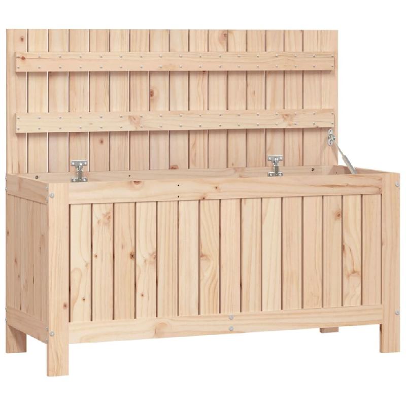 Helloshop26 - Coffre boîte meuble de jardin rangement 108 x 42,5 x 54 cm bois massif de pin 02_0012998 - Bois massif 3000709582729_0