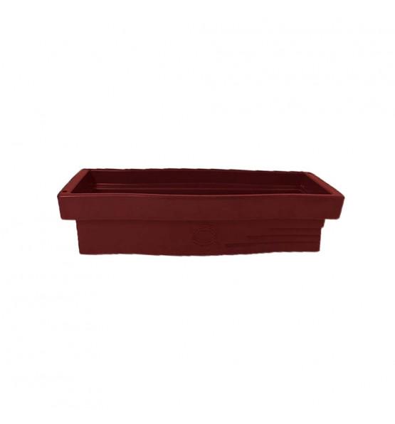 Jardinière apparence pierre avec réserve d'eau 70L - double peau - couleurs variées - Plast'Up Rotomoulage_0