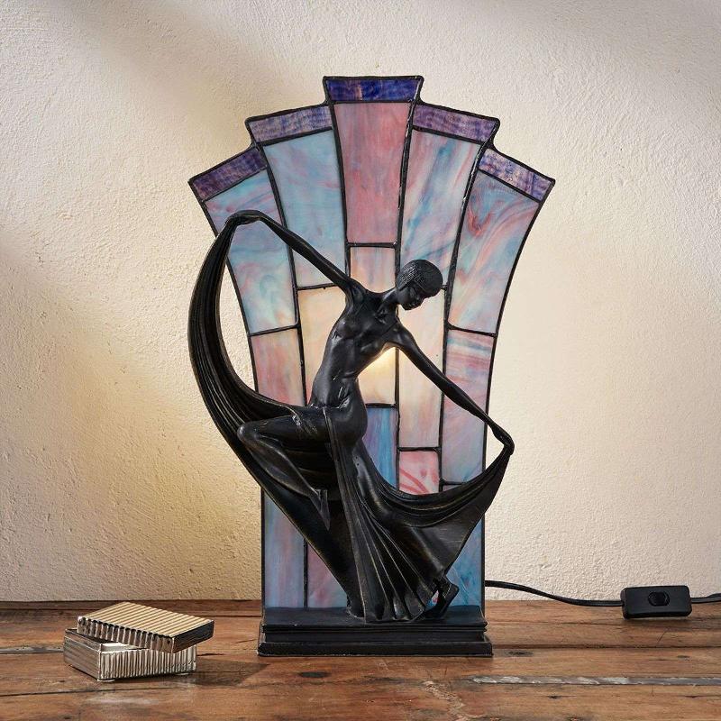 ARTISTAR LAMPE À POSER FLAMINA STYLE TIFFANY