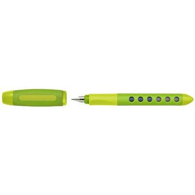 LOT DE 2 - FABER-CASTELL STYLO PLUME ÉDUCATIF SCRIBOLINO, VERT CLAIR