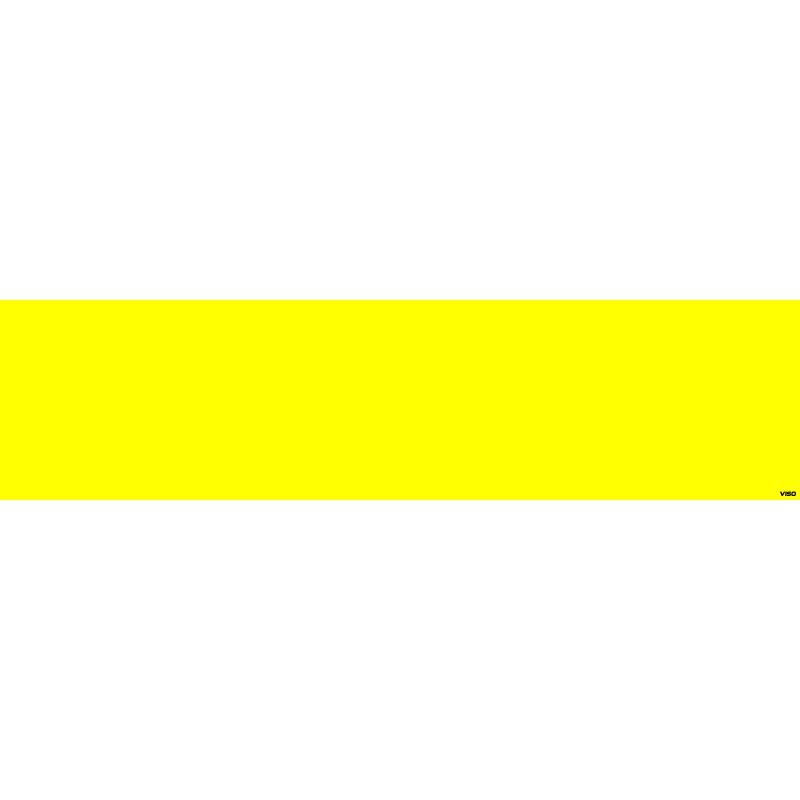 Lot de 3 stickers sol extérieur - Bande Piétonne jaune antidérapant - 100×25 cm - IP 2555 StreetApp_0