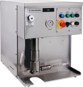 Homogénéisateur industriel LV1 Low Volume - Microfluidics Corporation - dimensions 51cm x 65cm x 60.2cm - échantillons de 2 ml à 6 ml_0