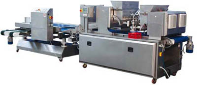 Machine de fabrication de biscuits extrudés ou fourrés à partir de 100kg_0