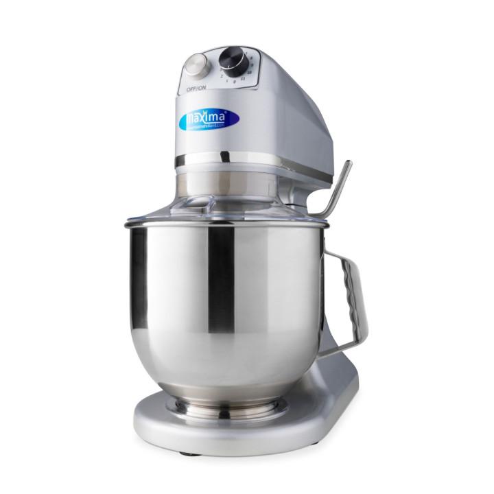 Mixer planétaire professionnel 7 L - 11 vitesses, 2 kg de pâte - argent_0