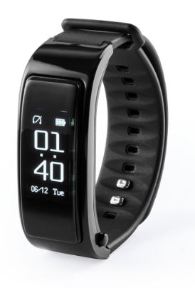 Montre intelligente multifonction Rusk 6226 - Bluetoothconnection®, écran LCD 0,96”, rechargeable USB_0