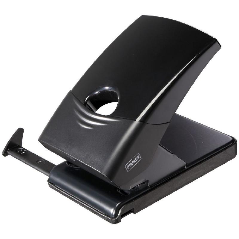 PERFOREUSE MANUELLE - 2 PERFORATIONS - TRANSPARENT - NOIR