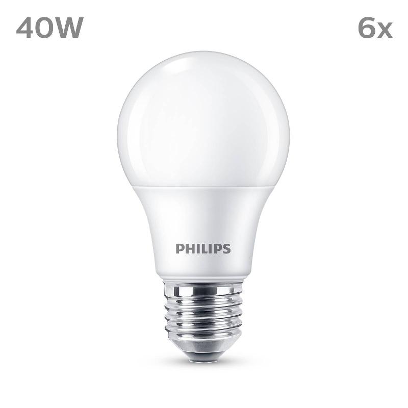 PHILIPS AMPOULE LED E27 4,9W 470LM 2 700K MATE X6