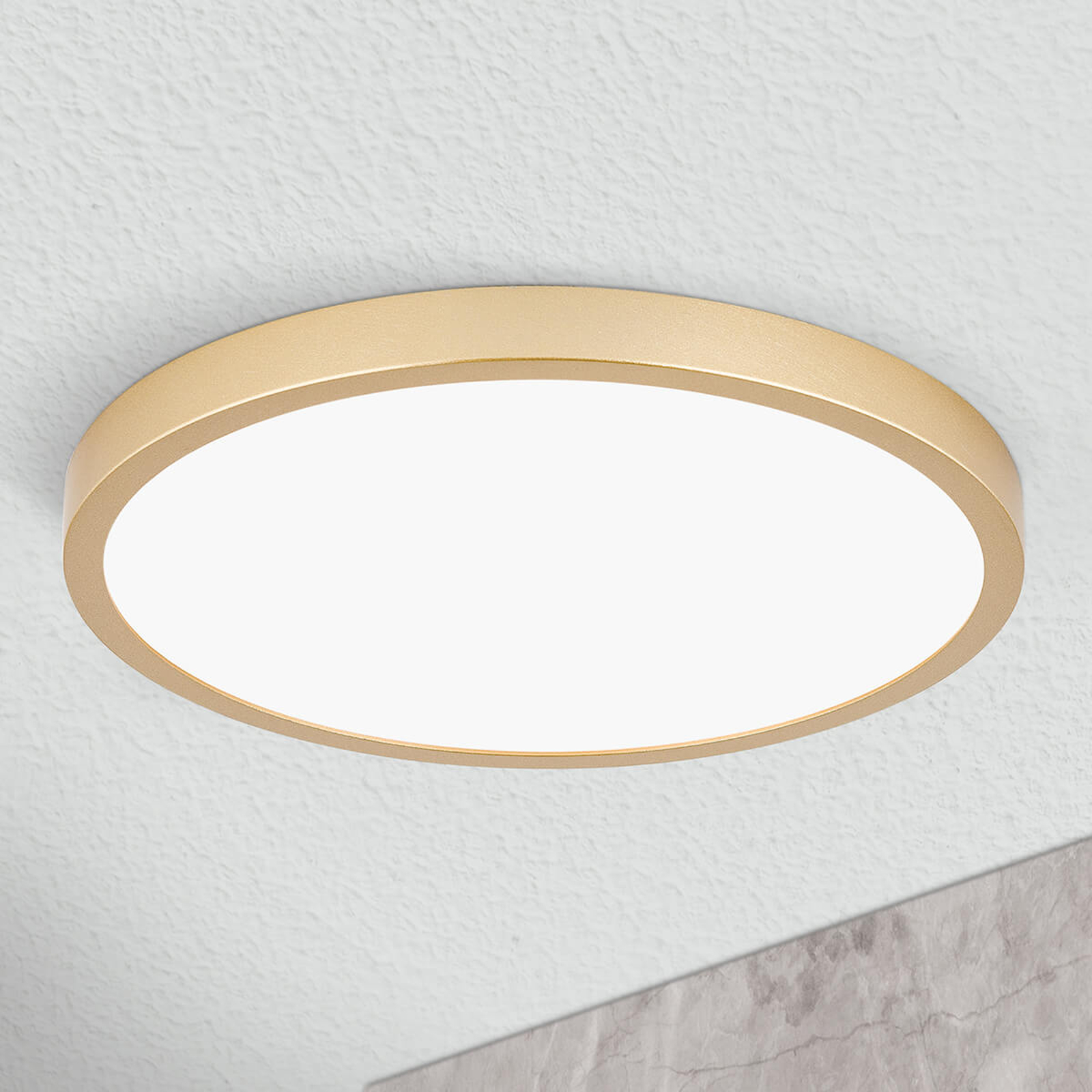 ORION PLAFONNIER LED VIKA, ROND, DORÉ MAT, Ø 30 CM