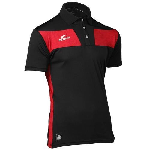 POLO 10NAMIK NOIR/ROUGE CHINÉ ELDERA