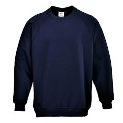 Portwest - Sweat-shirt manches longues homme ROMA Bleu Marine Taille 5XL - XXXXXL 5036108142552_0