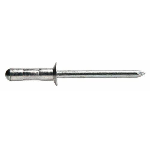 RIVETS AVEUGLES MULTI-SERRAGES - TÊTE FRAISÉE - 4,8X17 MM - 250 PIÈCES - GOMULTI DEGOMETAL