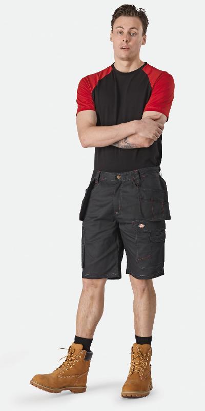 Short Redhawk homme (WD802) - Réf : DK0A4XSI - 65% polyester/35% coton, multi-poches, marque Dickies_0