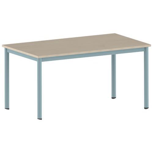 TABLE CARÉLIE 140 X 80 CM MOBILE T5 STRAT ÉRABLE LAGON 6027 - MOBIDECOR