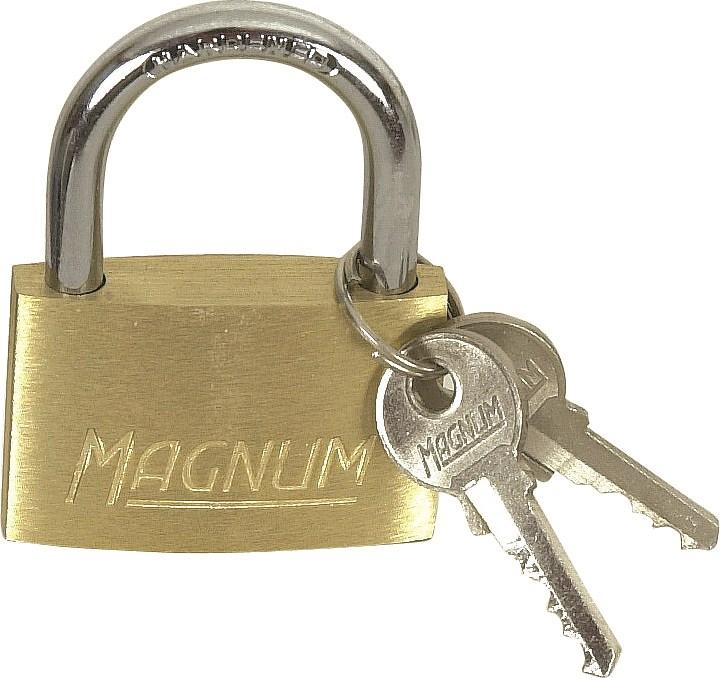TOPCAR - Cadenas corps laiton - Anse en acier trempé - Longueur du corps 20mm - Livré avec 2 clés_0