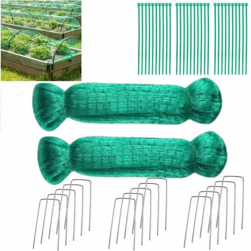 Filet de protection contre les oiseaux - 2 pièces - Polypropylène robuste et résistant aux UV_0