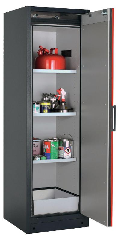 ARMOIRE SÉCURITÉ Q-CLASSIC-90 Q90.195.060.R GRIS/ROUGE - MANUTAN COLLECTIVITÉS