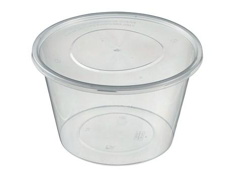 BARQUETTE RONDE SOLIA + COUVERCLE 1000 ML (VENDU PAR 300)