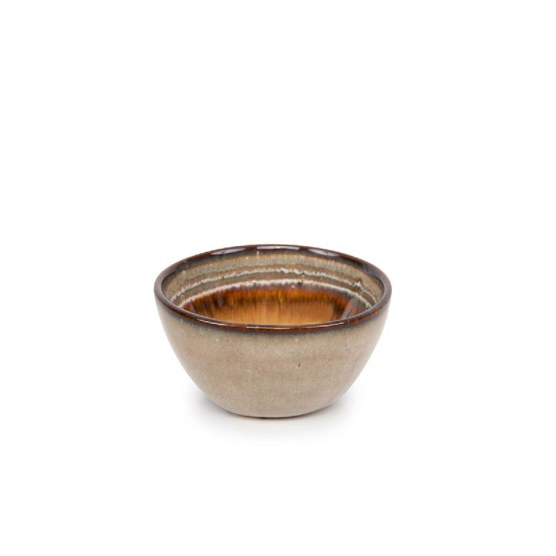 Bazar Bizar Bol à sauce en grès 6x6x4 cm multicolore - Lot de 12 - multicolore Grès POCE025Y-XS-MTR12_0