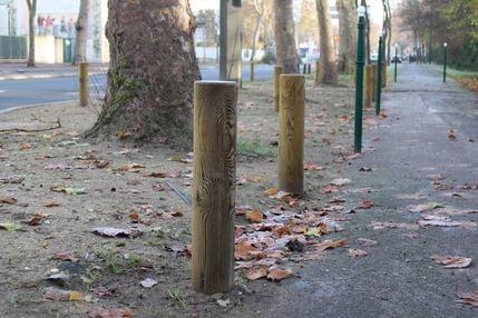 Borne Rondin bois 120 ou 140 mm_0