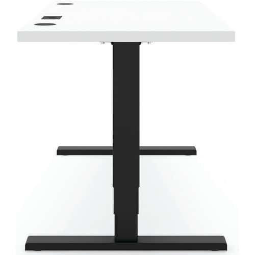 BUREAU ELEMENTS SOLID 1800 AVEC CHARGEUR QI - BLANC - ACTIFORCE