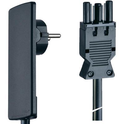 CÂBLE DE RACCORDEMENT NOIR 1,5 M AVEC FICHE FEMELLE GST 18