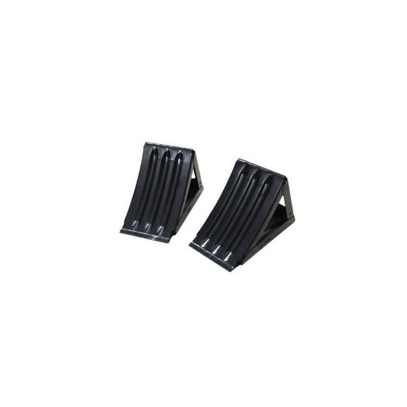 Cales de roues pour camions - Lot de 2 unités - Dimensions 32 x 20 x 16 cm - Poids 9,6 kg_0