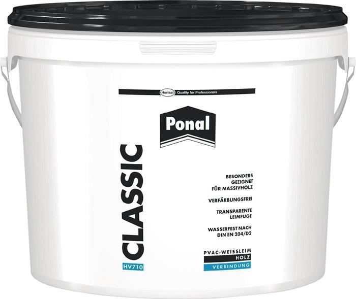 Colle à bois classique PONAL 5 kg - EN 204 : D1, D2 - Transparente après séchage_0