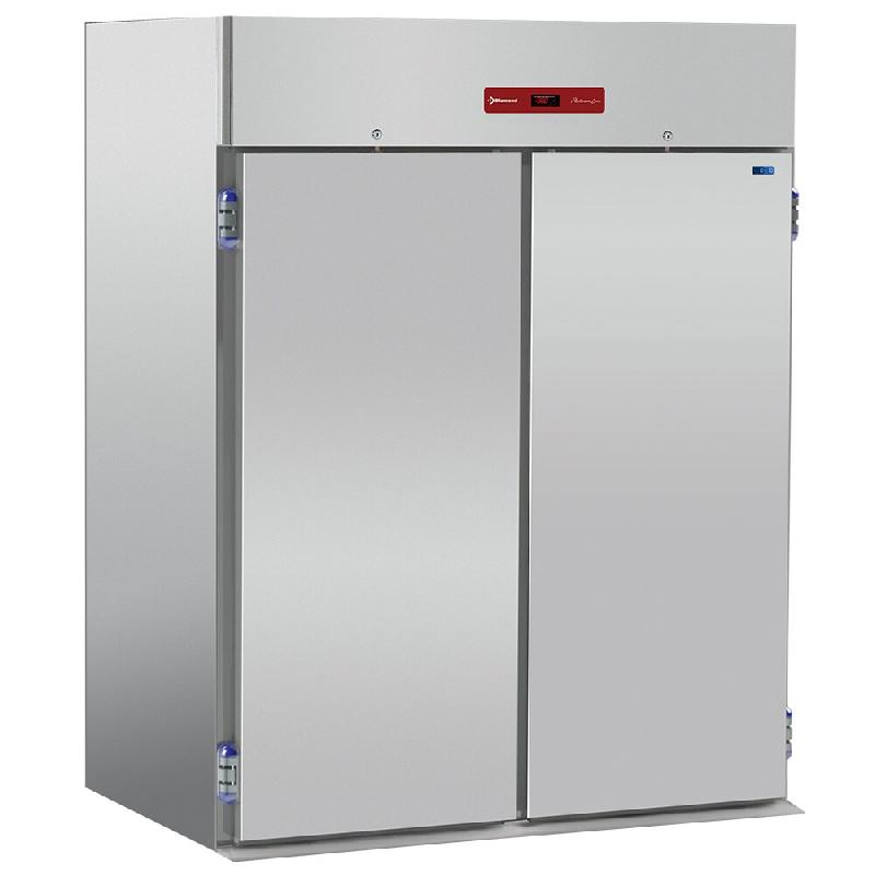 Diamond - Armoire frigorifique, 2 chariots GN 2/1 - EN 600 x 800 - réf. AR2N/H2-R2 - gris inox AKS-AR2N/H2-R2_0
