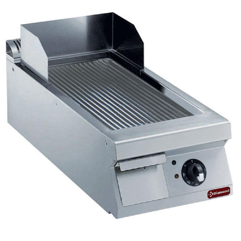 Diamond - Plaque de cuisson électrique rainurée -TOP- - réf. E22/PR4T-230/3--NE - gris inox AKS-E22/PR4T-230/3--NE_0
