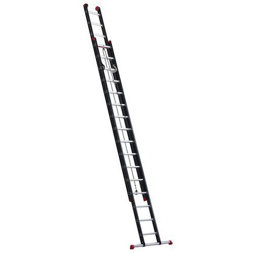 ECHELLE COULISSANTE À CORDE 2 PLANS NOMBRE D'ÉCHELONS: 2X16 - ALTREX