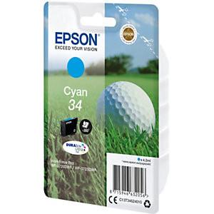 EPSON 34 'GLOF BALL' CARTOUCHE D'ENCRE ORIGINALE (C13T34624010) - CYAN