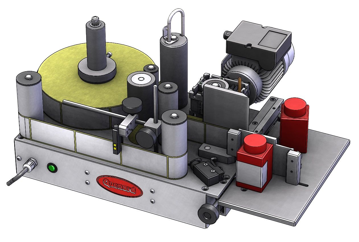 Etiqueteuse semi-automatique pour emballages cylindriques - Autofix Simplex_0