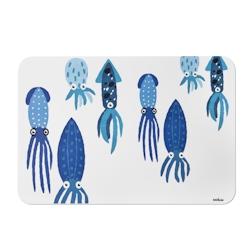 Excelsa lot de 6 sets de table Squid plastique 43x0,1x28,5 cm bleu - bleu plastique 67053_0