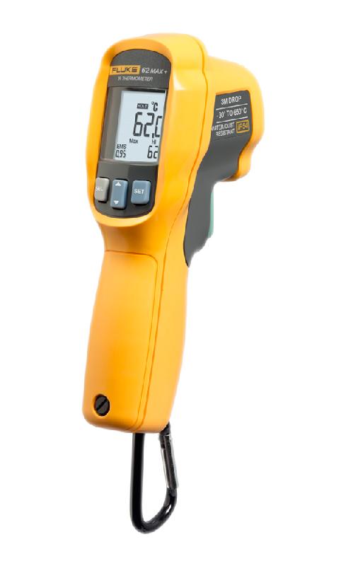 FL62-MAX-PLUS | Thermomètre infrarouge FLUKE -30°C à 650°C avec précision élevée et double laser rotatif_0
