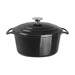 Grande cocotte ronde noire Vogue - EQGH301_0