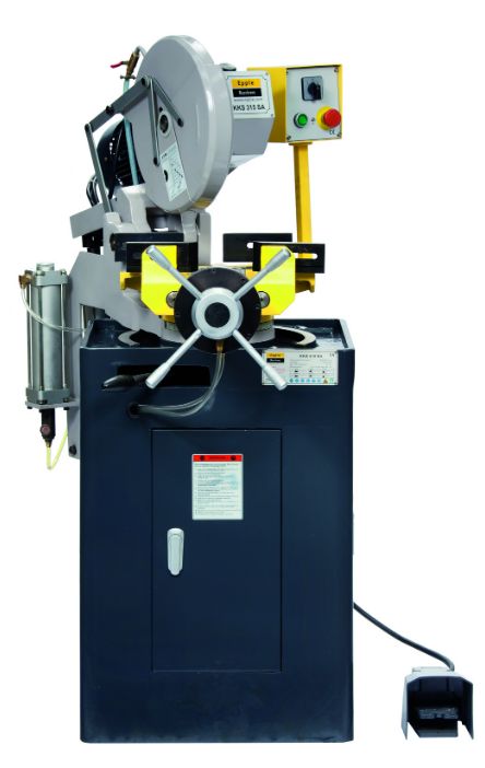 KKS 315 SA - Tronçonneuse à fraise-scie semi-automatique - Epple Maschinen - Lame max Ø 315 mm, moteur 2 vitesses, coupe précise_0