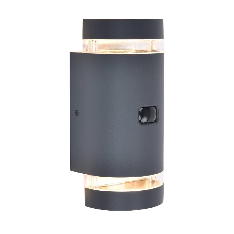 Lumisky Applique murale d'extérieur sur secteur FOCUS SENSOR culot GU10 H23,9cm Aluminium Dark Grey - gris 3666162013899_0