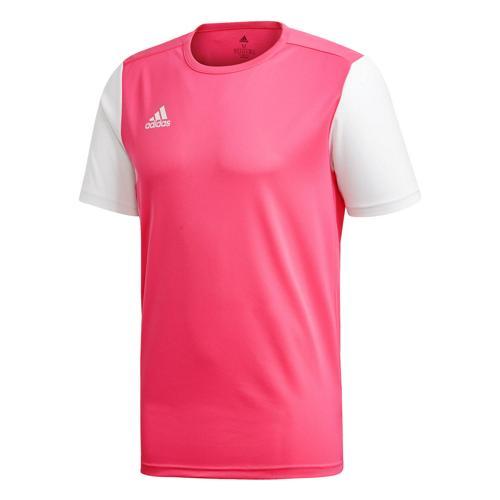 MAILLOT ESTRO 19 MC ROSE/BLANC ENFANT ADIDAS