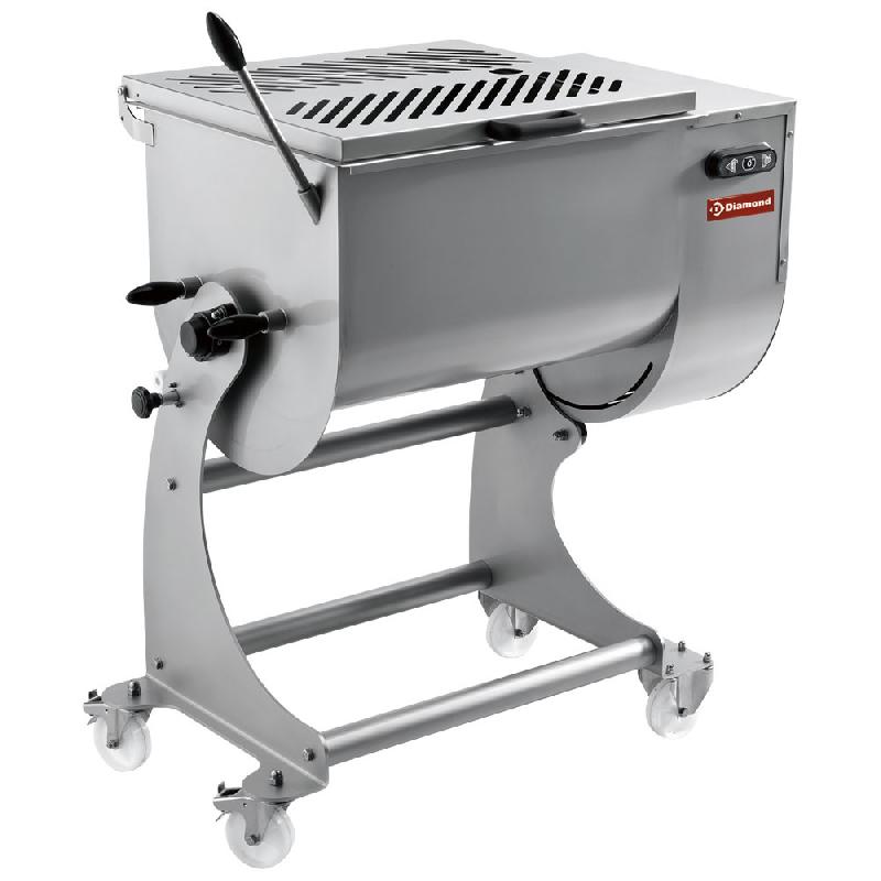 Mélangeur a viande 80 kg pietement/roues professionnel 1000x630/730... - PMCR-80P/N_0