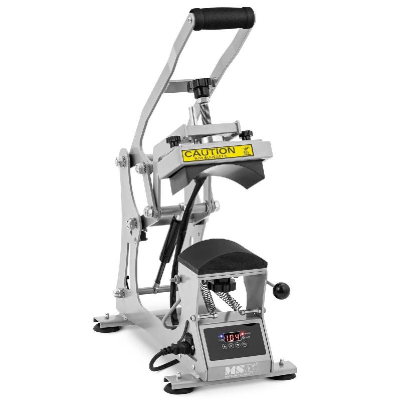 MSW - MSW Presse à Casquette - jusqu'à 250 °C - écran LCD - minuterie Presse Casquette Presse à Chaud Presse à Transfert Textile - 4062859250421_0