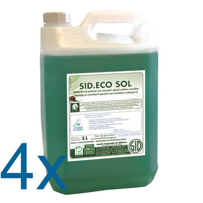 Nettoyant sol parfumé non moussant - entretien régulier - surfaces sensibles - sid.Eco sol - biodégradable - pH neutre_0