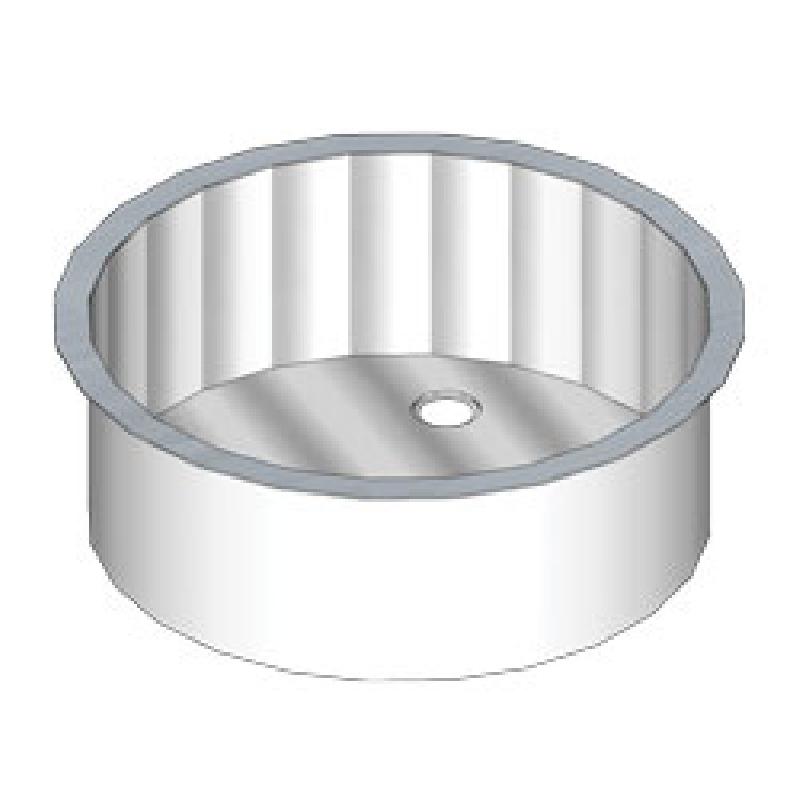 Option: évier diamètre 420 mm, comptoir ou meuble arrière metrika line dimension : diametre 420 - KL_0