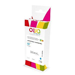 OWA CARTOUCHE D'ENCRE REMANUFACTURÉE COMPATIBLE POUR HP 364XL CB323EE - GRANDE CAPACITÉ - CYAN