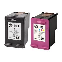 Pack de 2 cartouches d'encre authentiques HP 303 Noir et couleurs - programme SECOND - multicolore 3701352378072_0