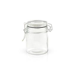 Packnwood FHC - 24Pcs - Mini bocal en verre avec joint silicone noir - H92mm 150ml - noir Verre en cristal 210BOKA150_0