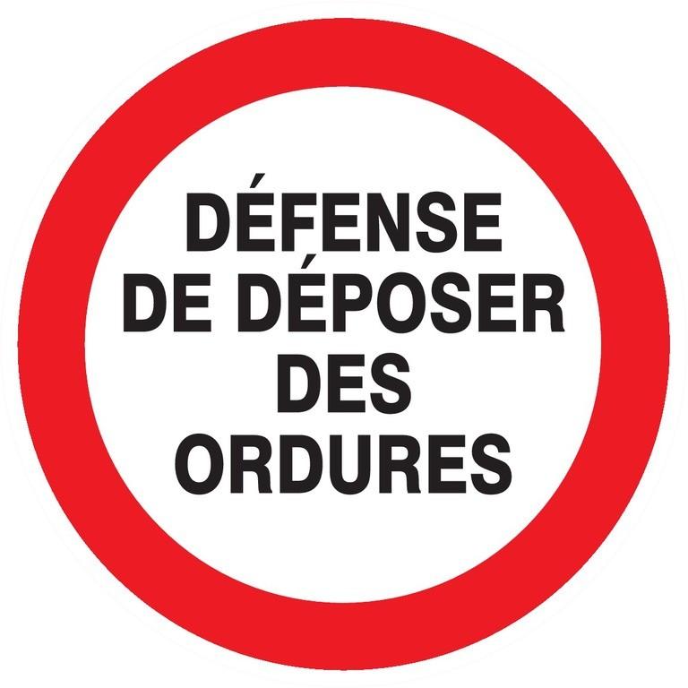 Panneaux adhésifs ronds 180 mm interdictions obligations - ADPNR-TL03/DDOR_0