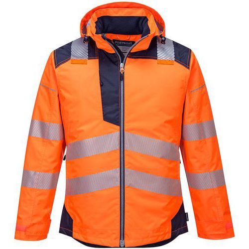PARKA HAUTE-VISIBILITÉ PW3 T400 BLEU/ORANGE M - PORTWEST