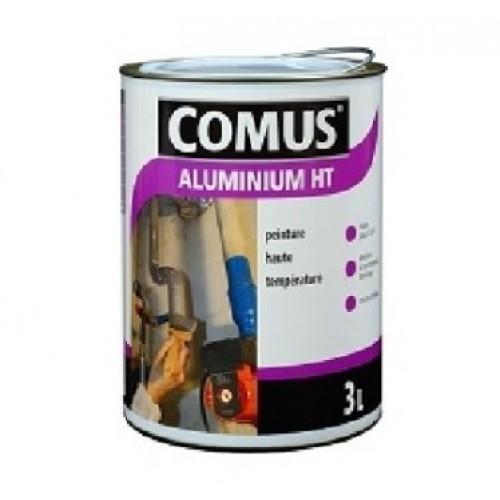 PEINTURE MÉTALLISÉE - HAUTE TEMPÉRATURE - ALUMINIUM GRIS ARGENT - 3 L COMUS