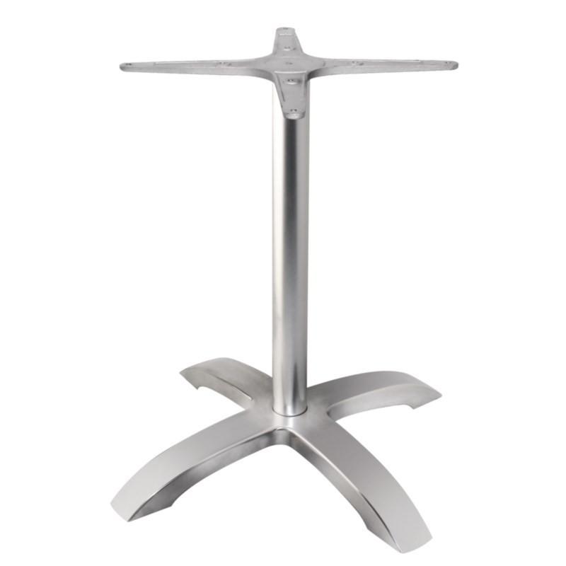 PIÈTEMENT DE TABLE ALUMINIUM - 4 PIEDS - H68 CM PROFESSIONNEL_0